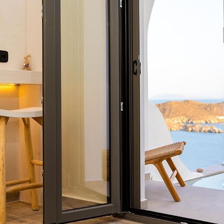 Ios Seaside House With Sunset View And Small Pool Eksteriør billede