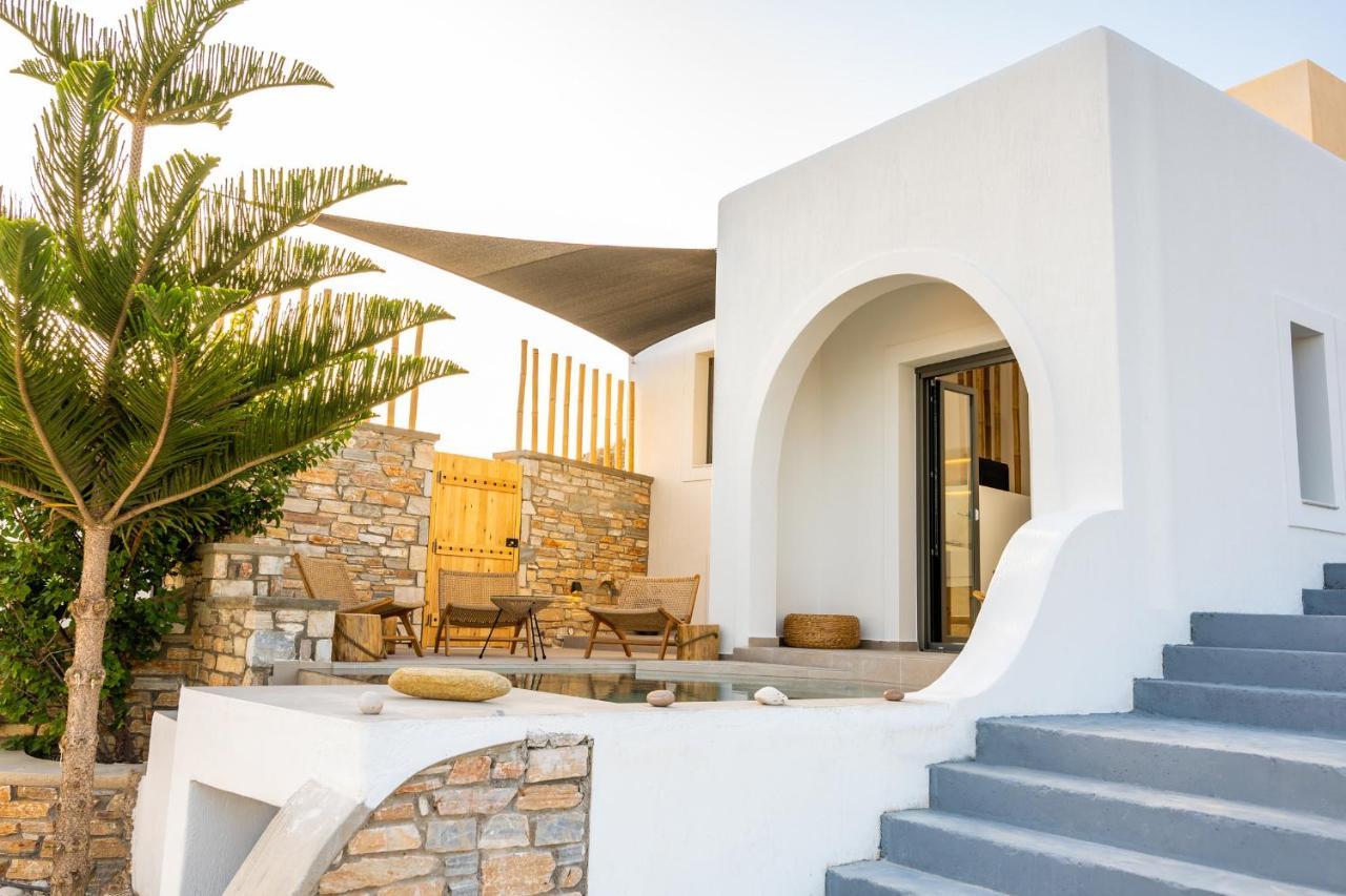 Ios Seaside House With Sunset View And Small Pool Eksteriør billede